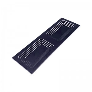 Mobilier hardware pentru casă de înaltă calitate pentru dulapuri pentru dulapuri pentru aluminiu metalnegru din aluminiu cnc